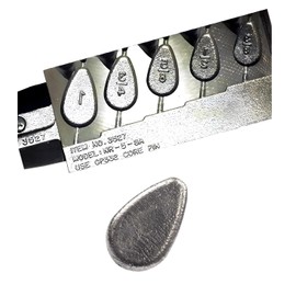 Do It Mold No Roll Sinker Production 3/8oz, 1/2oz, 5/8oz,3/4oz, 1oz (4 Cavities) Do it Mold 3527 NR-5-A