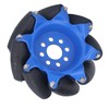 3in 45° Omnidirectional Wheel with 8 TPU Rubber Drive Rollers