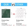 AdoDecor Peel and Stick Tile，New Upgrade Thicker Design Self Adhesive