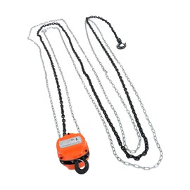 LiGuVCY Hand Chain Hoist 1T 2200LBS Capacity 20 FT Come Along G80 Galvanized Carbon Steel with Double-Pawl Brake, Auto Chain Leading 360° Rotation