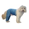 Mozzie Pants Walking E-Collar Alternative, Dog Pajamas, Medium, Blue