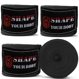 OPUEW 2 Pares Vendas para Box, Vendas Box 5 Metros, Elasticidad Perfecta Vendas de Boxeo para Boxing, Muay Thai, Taekwondo, Jiu Jitsu Entrenamiento y Gym