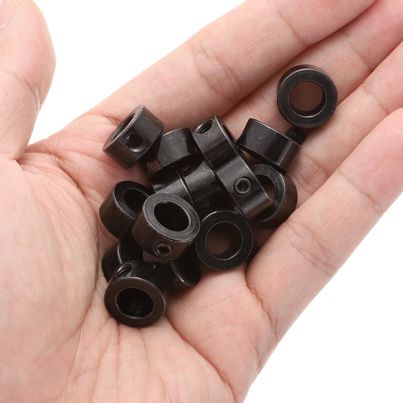 sourcing map 15pcs Set Screw Collars 8mm Bore Shaft Collars,