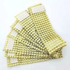 50PCS Napkin Rings, Gold Napkin Rings Buckles for Table Decorations,