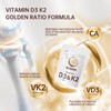 QVQ 300 Pcs 2 in 1 Vitamin D3 10000 iu