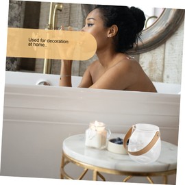 Mikinona 1Pc Decorative Storage Cup Creative Hand Held Container for Home Decor Compact Design Capacity for Sundries Storage for Flower Arrangement and Desktop Organization