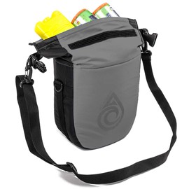 AquaQuest Ice Cave Cooler Dry Bag - Insulated 5L Waterproof Dry Sack - Keeps Content Cold or Hot - Grey