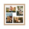 12x12 Inch 4 Opening Photo Collage Frame, Display Four 6x4