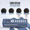 Raquex Progression Squash Balls - Mixed Box of 4 Balls