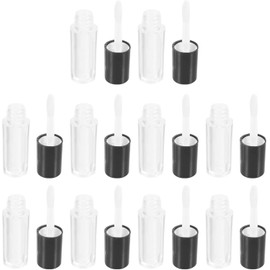 FOMIYES 10 Tubos de Brillo Labial Vacíos de Plástico, 1.2ml, Ligeros Prueba de Fugas, Ideales para Crear Tu Labial DIY al Aire Libre