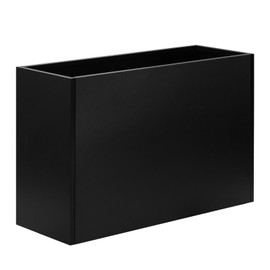 Talustool Metal Planter Box 38”x12”x30” with Adjustable Shelf & Smart Drainage - Heavy-Duty Powder-Coated Steel, All-Weather Indoor/Outdoor Use for Garden, Patio, Balcony