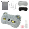 Sakura Shoten Fluffy Hot Eye Mask, USB, Electric Heating Type,