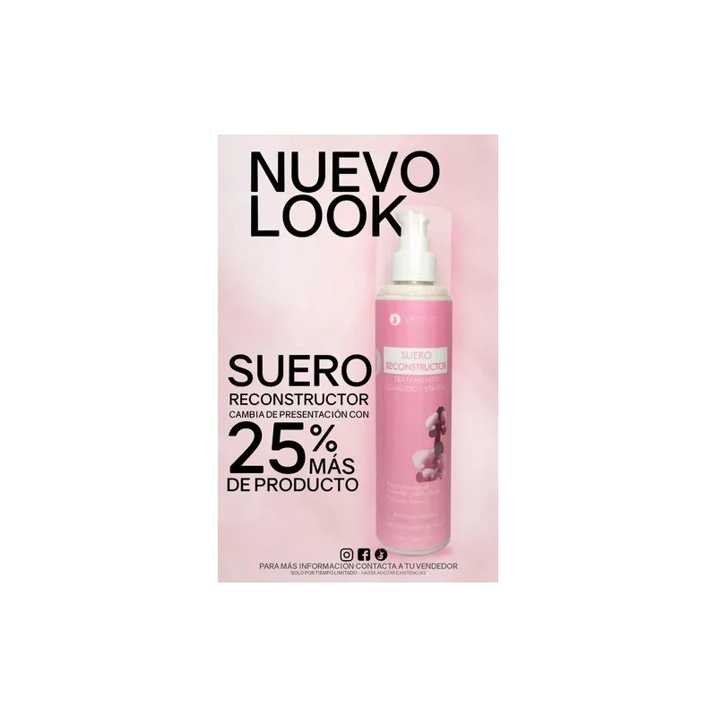 Tratamiento Suero Reconstructor Con Colágeno Y Keratina