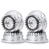 RCHUBAM 1/7 RC Beadlock Wheels Rim 4PCS RC Rock Crawler