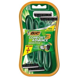 Rastrillo Bic Comfort 3 advance sensitive 4 pzas