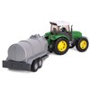 Toyland® 22.5cm Farm Tractor & Tanker/Trailer Set - Free Wheel