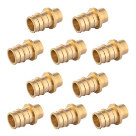 (Pack of 10) EFIELD Pex A Full Flow Expansion Brass Fitting 3/4" Pex X 1/2" Male Sweat Adapter (Inside the Copper Pipe), F1960