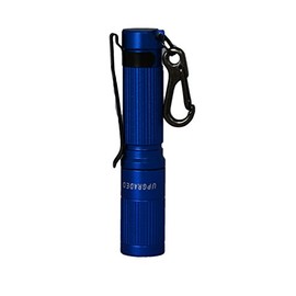ITP A3 EOS CREE XP-G2 Keychain Flashlight - 150 Lumen with 3 Levels of Output (Low, Medium, High) - LED with Anti-Scratching Lens, 1xAAA Battery Compatible (Included) - Blue