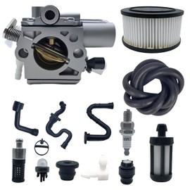 youjupazi MS251 Carburetor For Stihl MS251 MS231 Chainsaw 1143 120 0611 For ZAMA C1Q-S295D with Air filter Oil pipe parts kit Replace 1143-120-0611