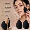20Pcs Black White Makeup Brushes Set Professional with Case Premium