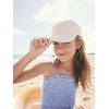NEXT 100% Cotton Baseball Cap, cream