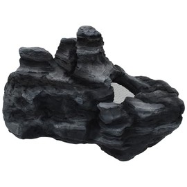 Komodo Magnetic Reptile Burrow Hide | Rock Hide with Viewing Screen| Perfect for Climbing and Burrowing Reptiles