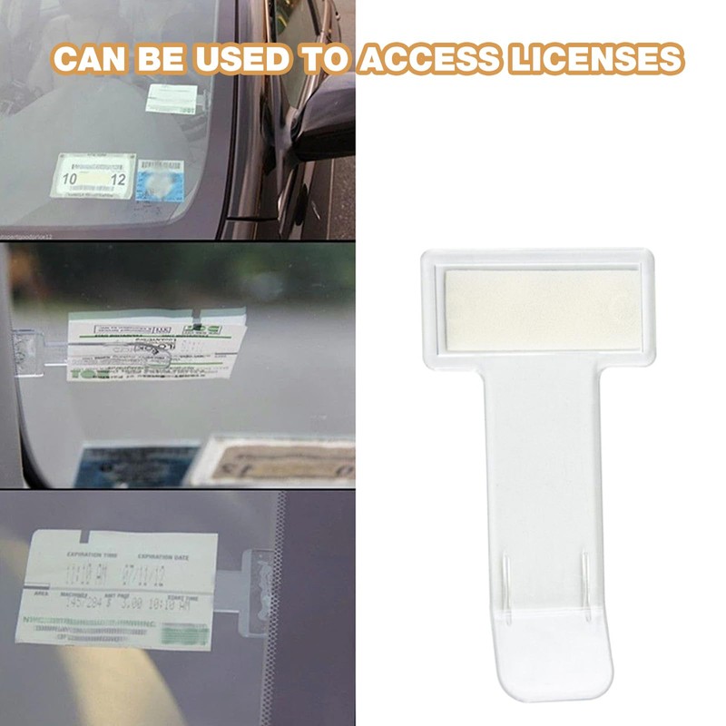 OBYJCA 8 Pcs Parking Permit Ticket Holder for Car Windscreen,