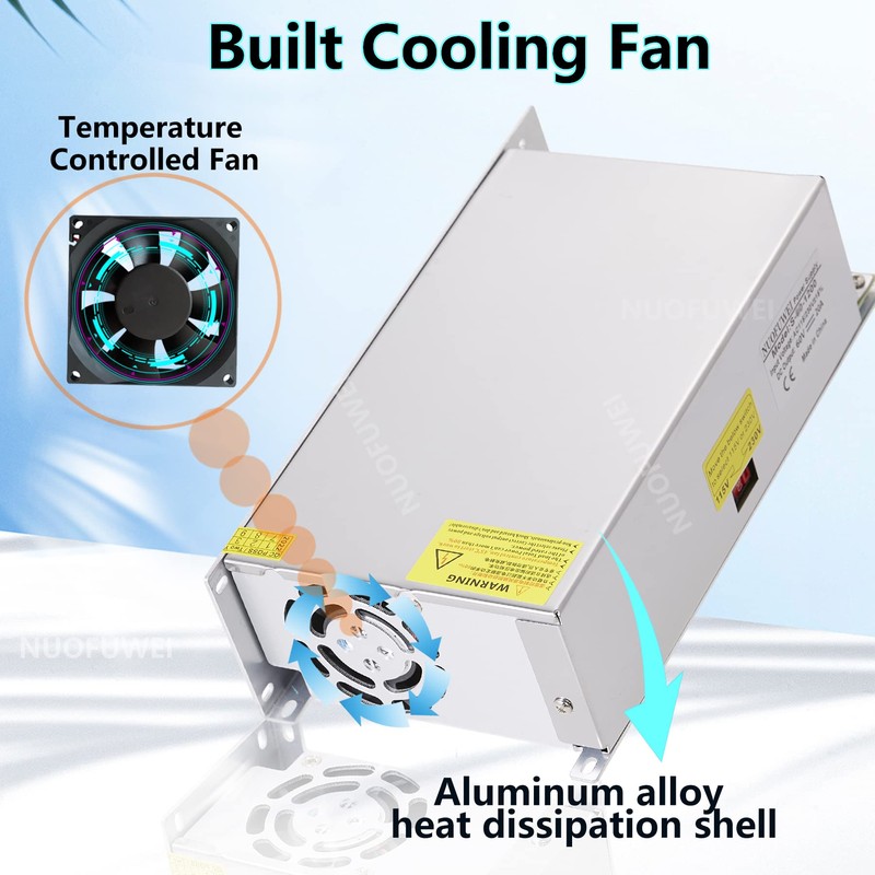 DC 12V 100A 1200W Switching Power Supply Adapter PSU AC-DC