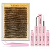 Lashes Individual Cluster Natural Look Cluster Lashes Kit 40D Individual