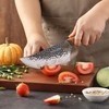 3PCS Butcher Knife, 7" Meat Cleaver, 7" Serbian Chef and