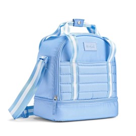 Fit & Fresh Lunch Bag, Includes Meal Prep Set and Ice Pack, Blue