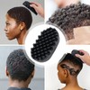 Hair Sponge Set for Men Women,Rubber Curl Hair Brush for