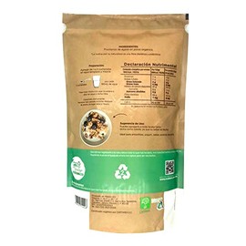 Enature Inulina de Agave Orgánico, Sabor Natural, 500 g