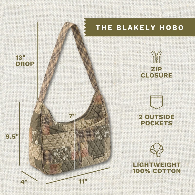 Bella Taylor Blakely - Hobo Shoulder Bag for Women -