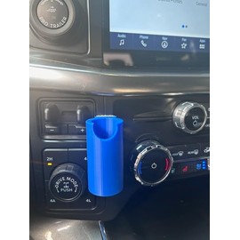 Designz3D Lip Balm Chapstick Holder for Car, no mess from heat for Car Accessories (Blue)