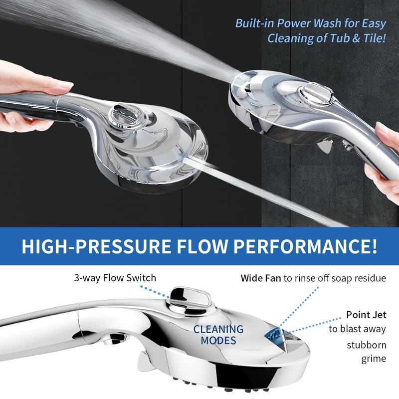 WATFIGBY RV Shower Head with Hose, Shower Head with Handheld,