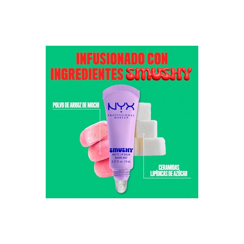 NYX PROFESSIONAL MAKEUP Smushy Matte Lip Balm tono Sugar Smush