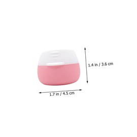 DOITOOL 4pcs Travel Toiletry Bottles Cream Sub Jars for Cosmetics Storage Containers