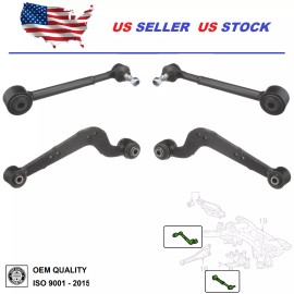 2MPLASTIC Rear Lateral + Upper Control Arm Set (4) LH + RH For Lexus NX200H NX300 NX300T