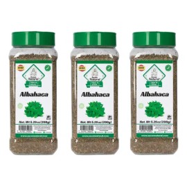 Albahaca 200g 3 Pack Sazon Natural Hierba Especia Condimento