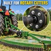 4-Pack Rotary Cutter Flex Coupler Rubber Disc Kit, Replaces 00762215