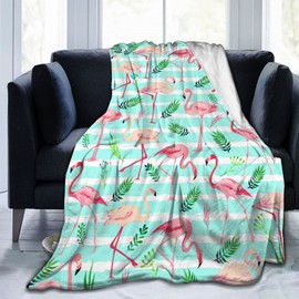 Flamingo Blanket Super Soft Flamingo Throw Blanket Warm Cozy Flannel Blankets for Women Kids Adults Gifts 50"X 40"
