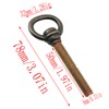 LQ Industrial 4PCS Bronze Mirror Frame Screws 78x32x8mm Mirror Frame