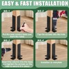 4Pcs Adjustable Post Anchor Brackets Kit, Fit 1.5x1.5, 2x2, 2x4,