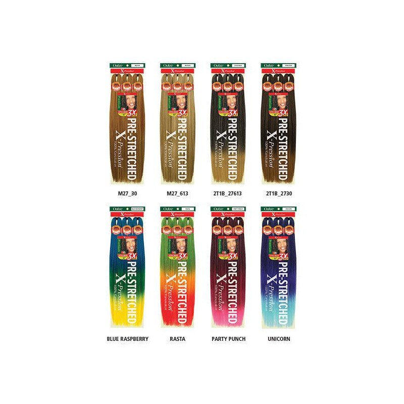 Outre Xpression Synthetic 3X ULTRA BRAID - 52" - Color: