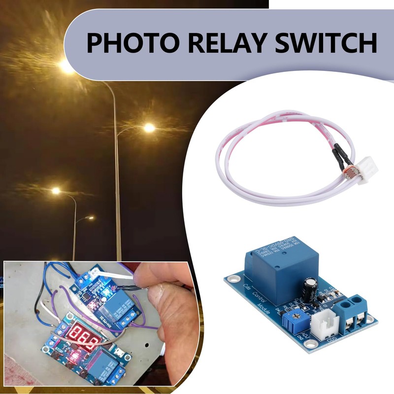 YINETTECH 2pcs 5V XH-M131 Light Sensitive Resistance Module Light Control
