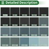 X AUTOHAUX Sandpaper Hook & Loop Sanding Sheets 180x180mm Black