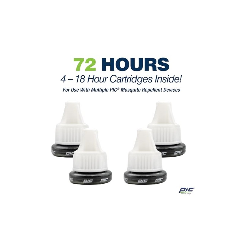 PIC Portable Mosquito Repellent Refill-72 hrs