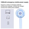 MultiFunctional Mini Fan USB Rechargeable Handheld Fan with Cosmetic Mirror