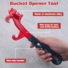 Bucket Opener Tool 3 in 1 Bung Wrench Aluminum Alloy